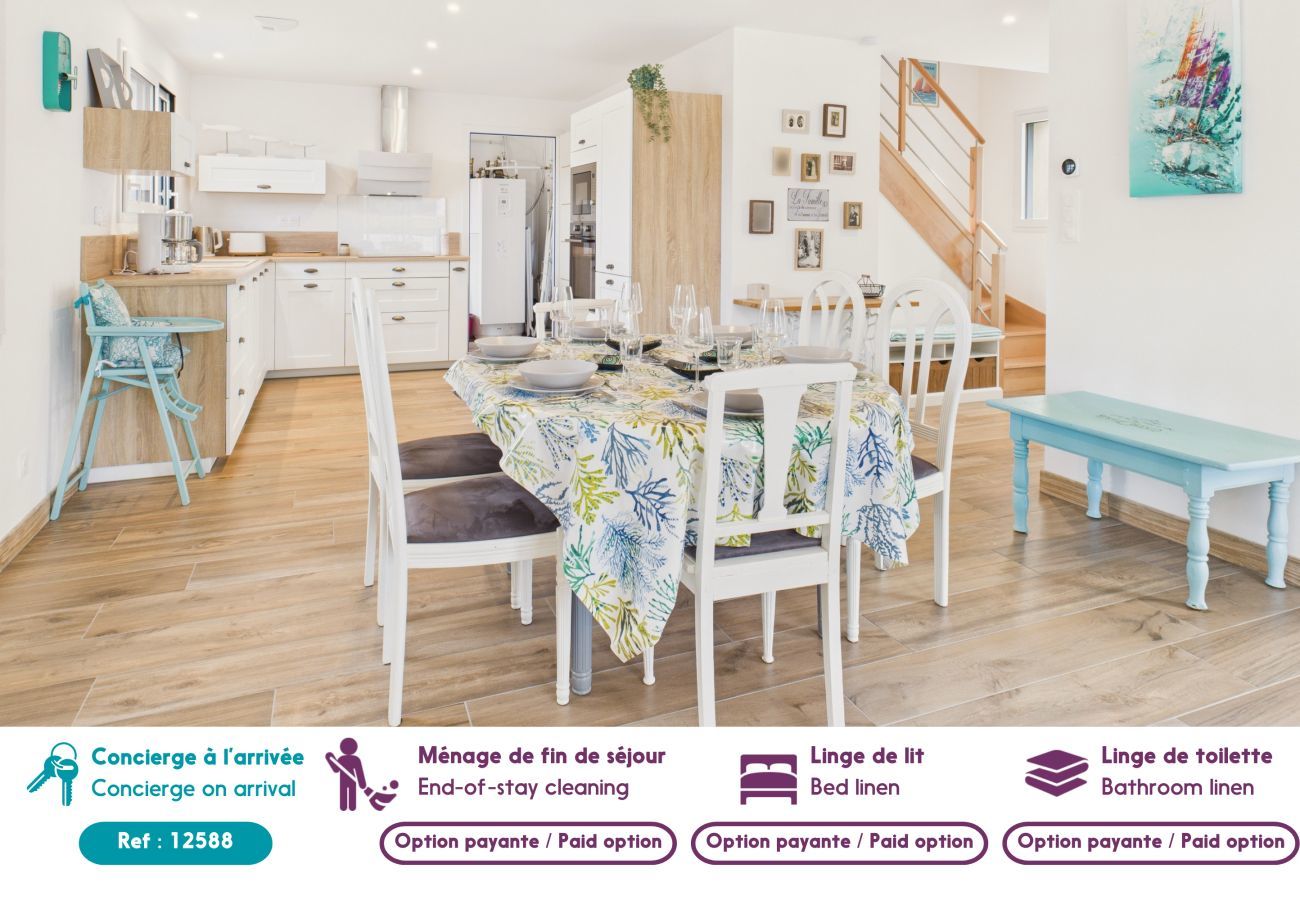 Ferienhaus in Arzon - 600m Strand – Haus für 6 Erwachsene und 1 Kind