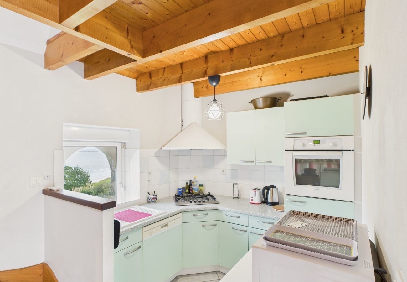 Ferienhaus in Plouguerneau - Mit Meerblick – Schönes Haus für 4 – Garten