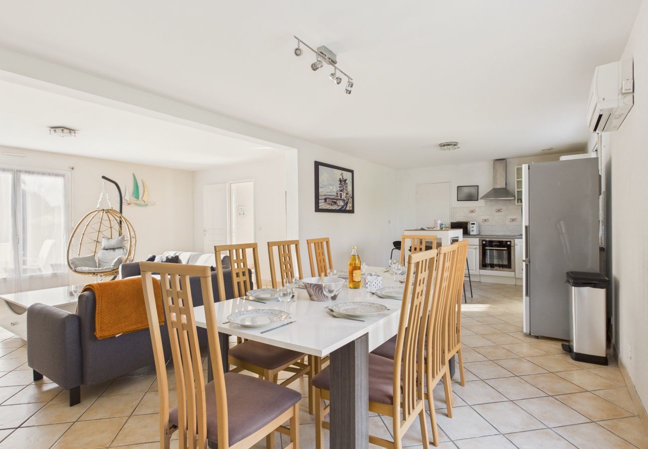 Ferienhaus in Clohars-Fouesnant - Familienhaus für 4 Erwachsene und 4 Kinder