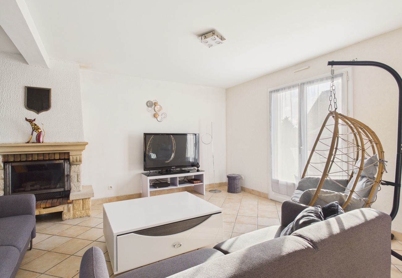 Ferienhaus in Clohars-Fouesnant - Familienhaus für 4 Erwachsene und 4 Kinder