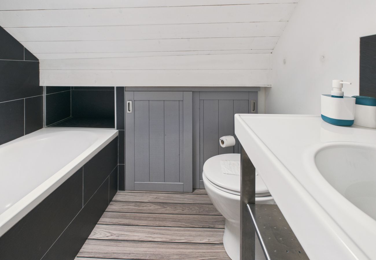 Ferienhaus in Le Pouliguen - 800m zum Strand, Haus mit Terrasse für 6