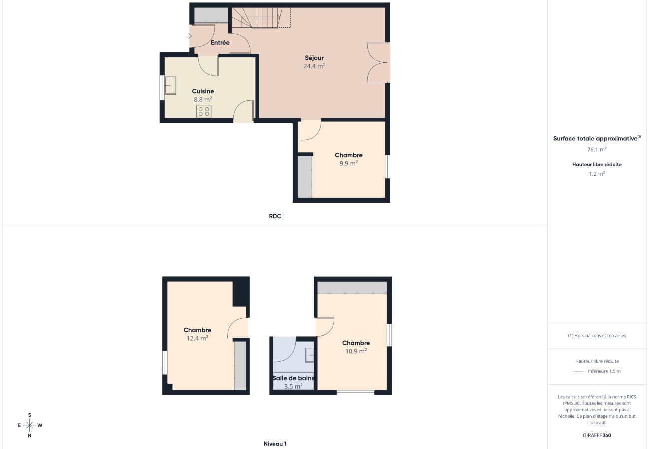 Ferienhaus in Terrasson-Lavilledieu - Schönes Ferienhaus für 6 mit umzäuntem Garten
