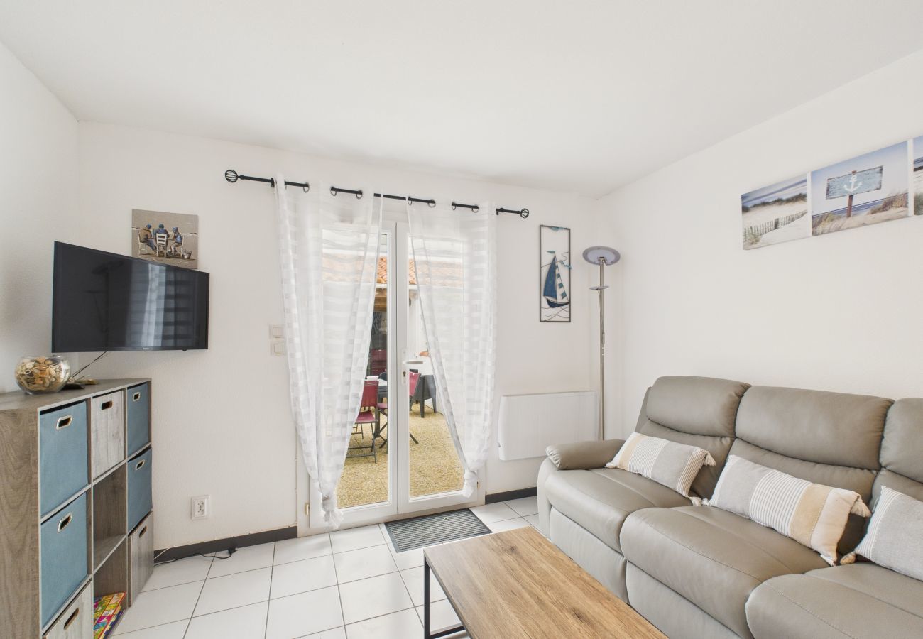 Ferienhaus in Saint-Hilaire-de-Riez - Haus für 4 mit Terrasse, 200 m vom Strand