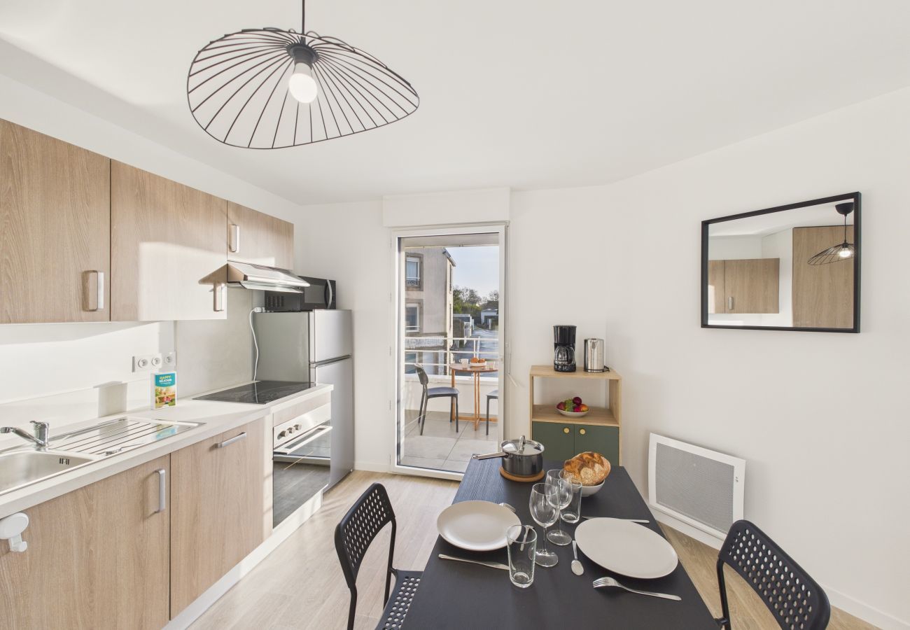 Ferienwohnung in Pont-l´Abbé - Zentrumsnah – Apartment für 2 Personen mit Balkon