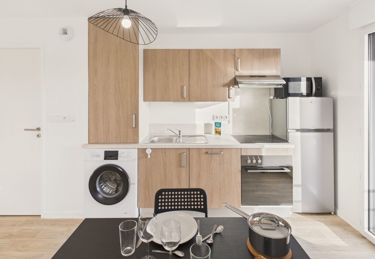 Ferienwohnung in Pont-l´Abbé - Zentrumsnah – Apartment für 2 Personen mit Balkon