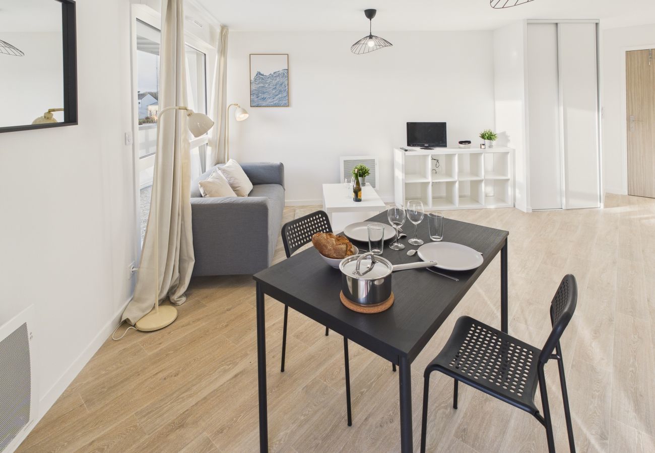 Ferienwohnung in Pont-l´Abbé - Zentrumsnah – Apartment für 2 Personen mit Balkon