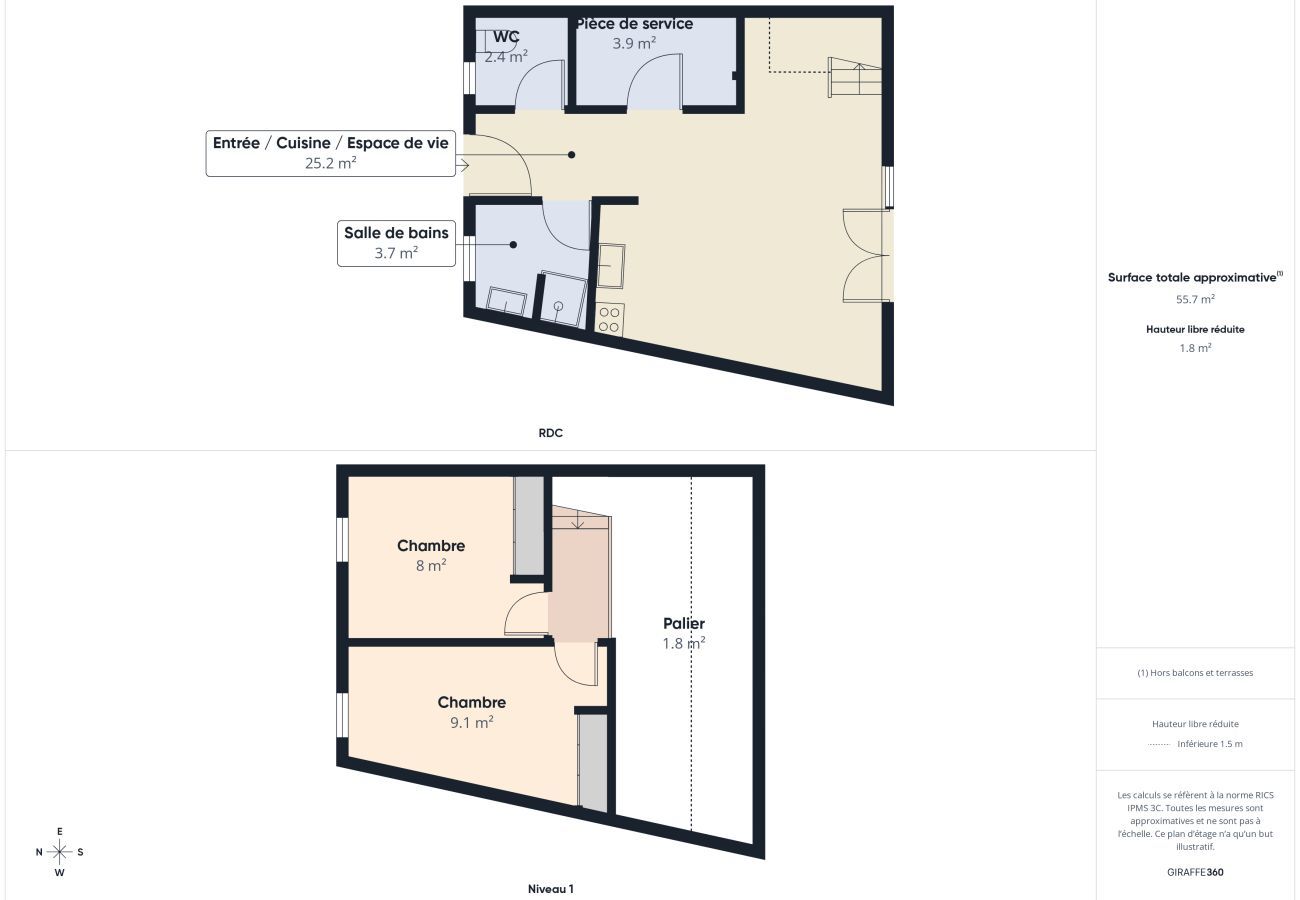 Ferienhaus in Saint-Gilles-Croix-de-Vie - Schönes Haus für 4 Personen mit Terrasse