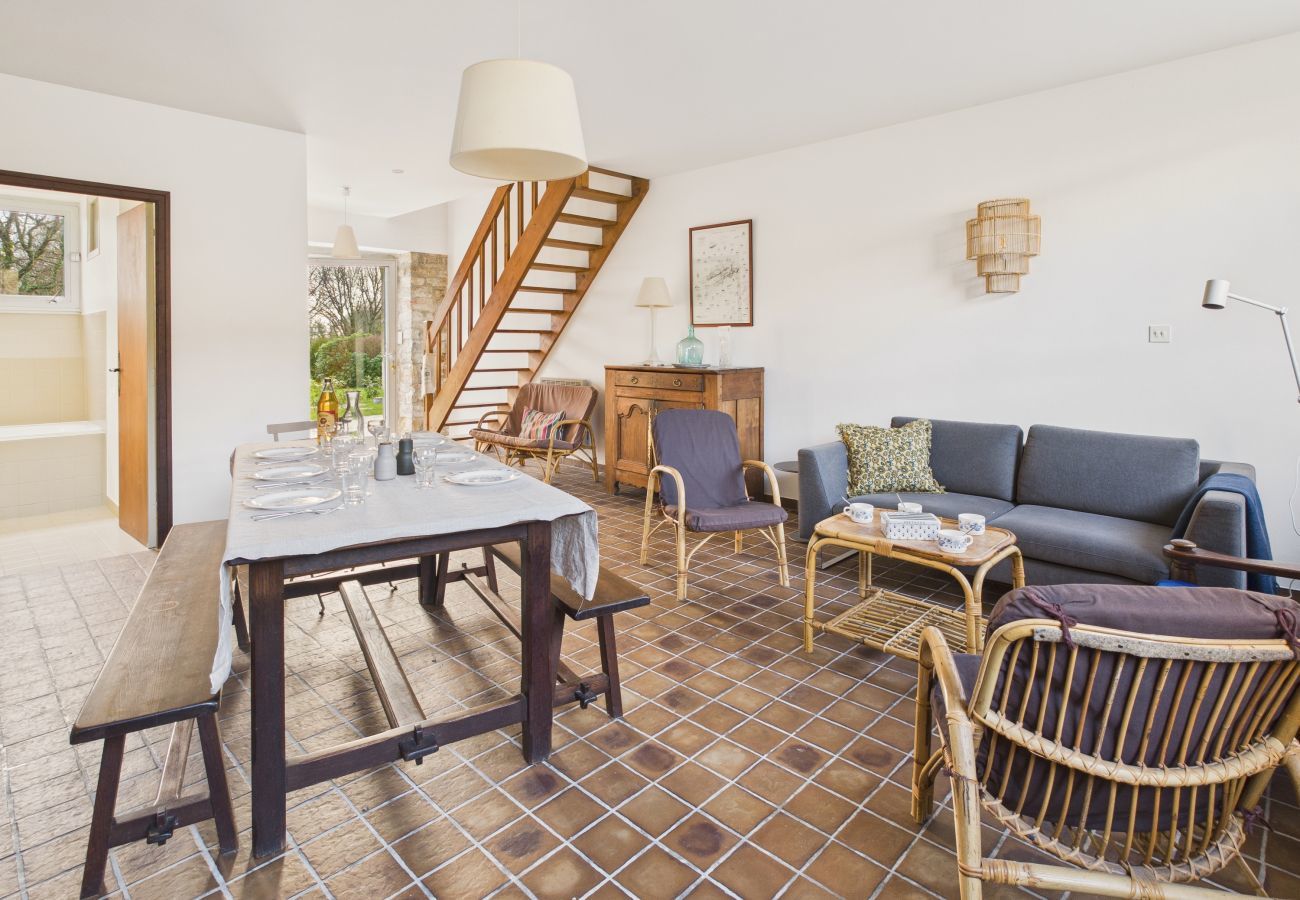 Ferienwohnung in Fouesnant - Ruhige Unterkunft für 6 – Garten und Terrasse