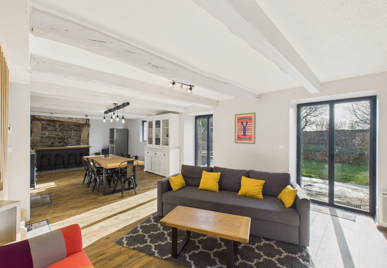 Ferienhaus in Ploemel - Zentrum – Großes Haus für 10 Personen mit Garten