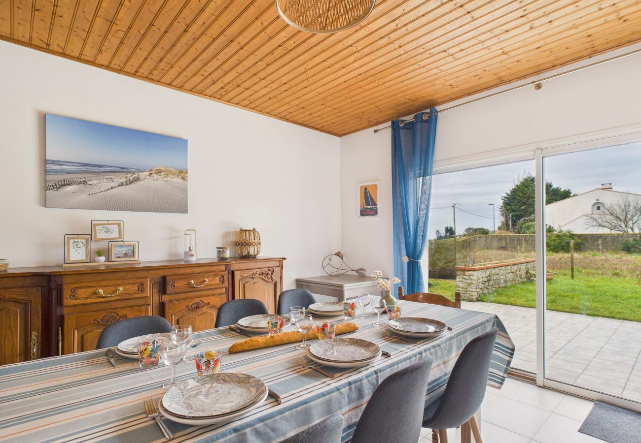 Ferienhaus in Barbâtre - 800 m vom Strand, schönes Haus für 6