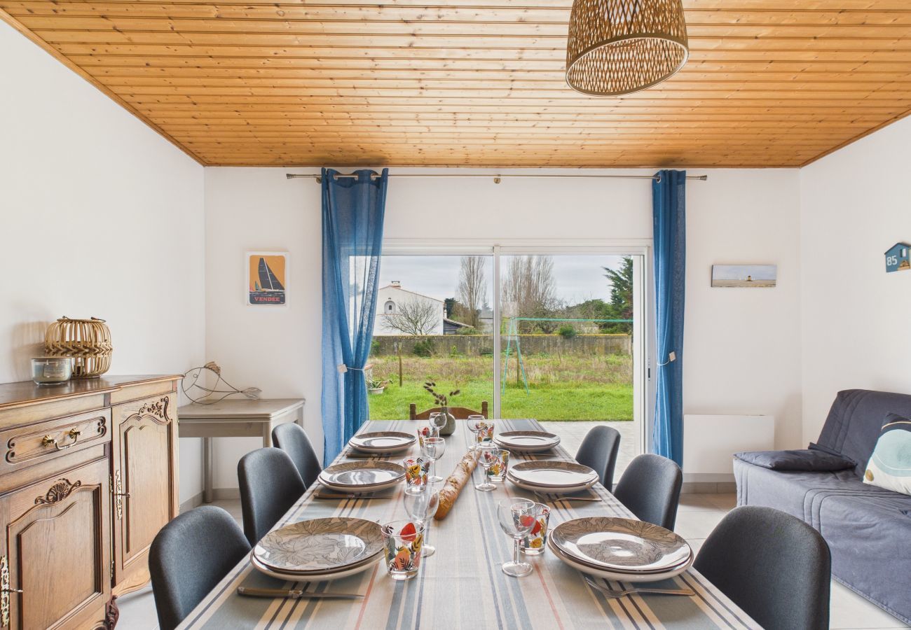 Ferienhaus in Barbâtre - 800 m vom Strand, schönes Haus für 6