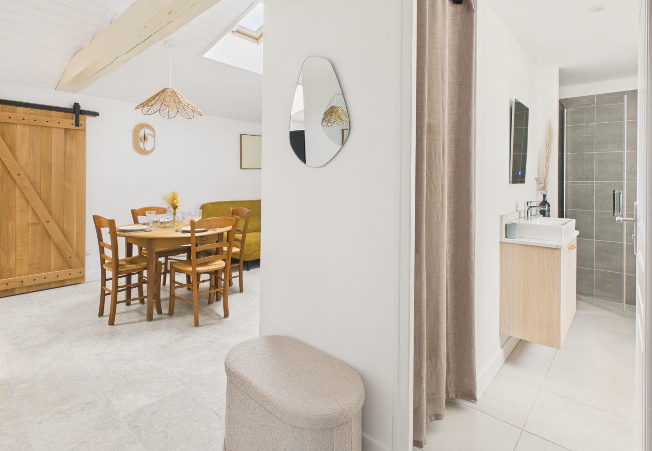 Doppelhaushälfte in Pornic - Haus in Pornic für 4 mit Whirlpool+ Terrasse