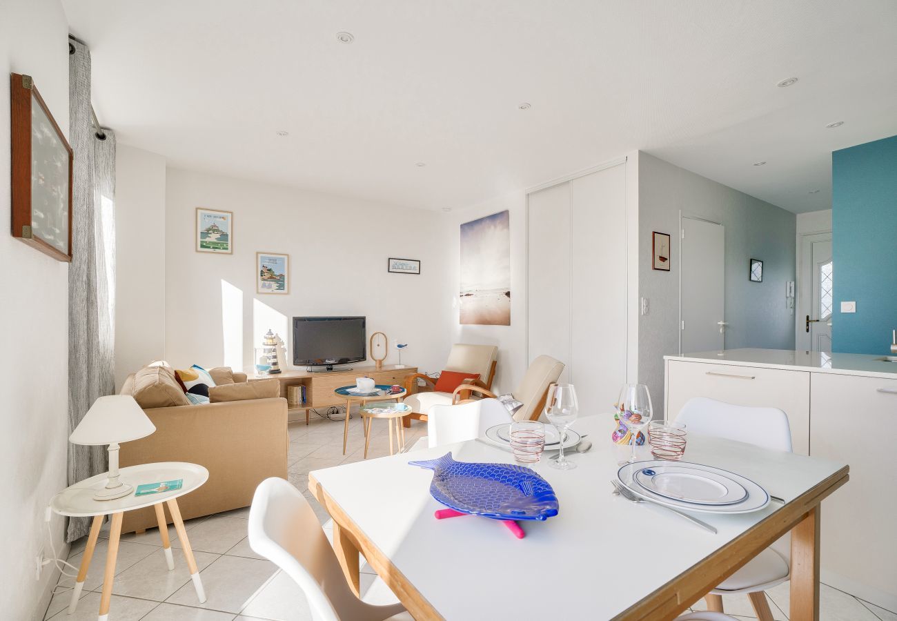 Ferienwohnung in Dinard - Strandnahe Ferienwohnung im Stadtzentrum von Dinard