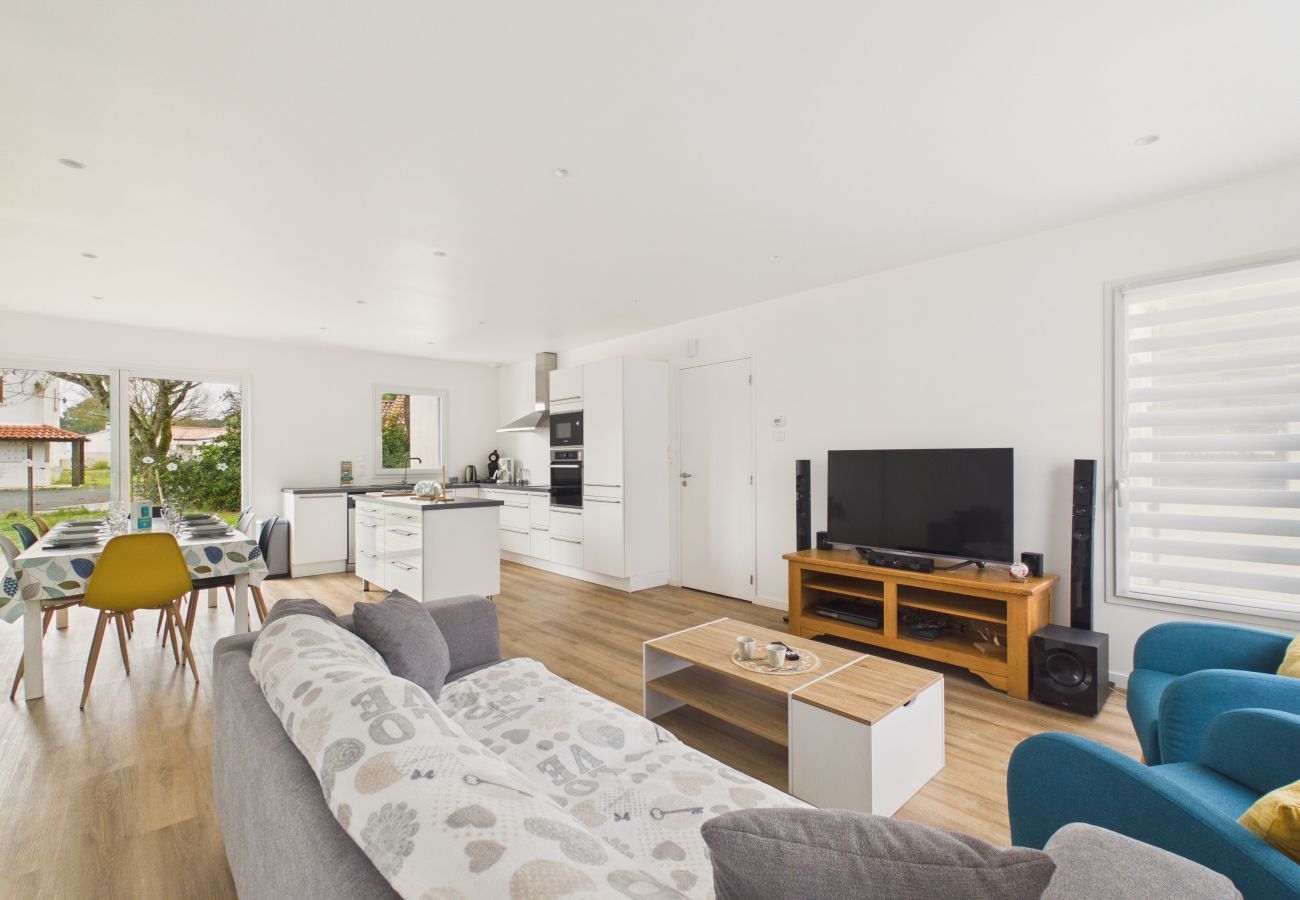 Ferienhaus in Notre-Dame-de-Monts - Komfortables Haus für 6 mit Garten und Whirlpool