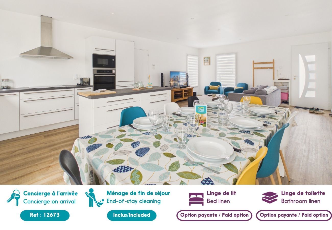 Ferienhaus in Notre-Dame-de-Monts - Komfortables Haus für 6 mit Garten und Whirlpool