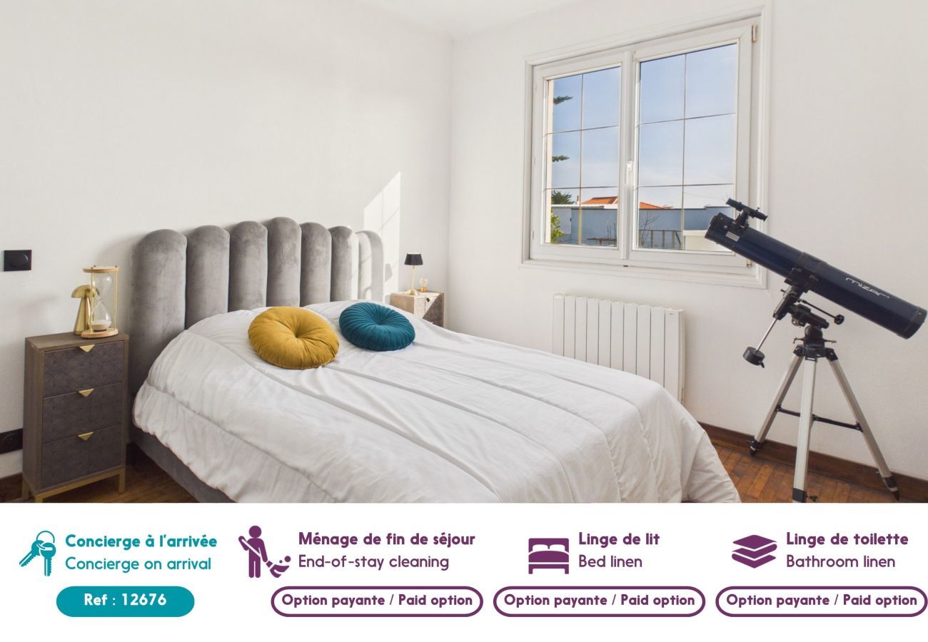 Ferienhaus in Saint-Gilles-Croix-de-Vie - Komfortables Haus für 8 mit Garten