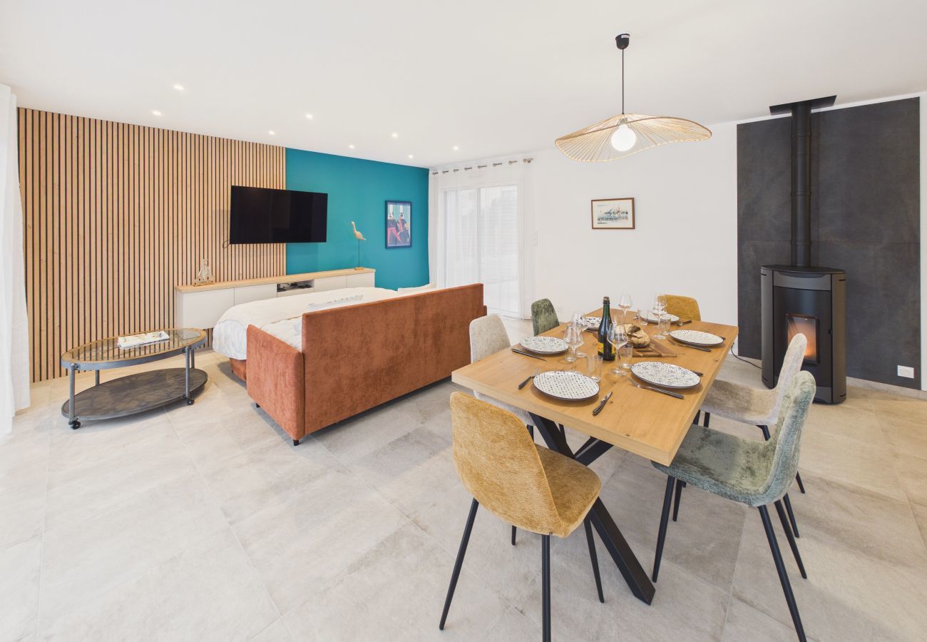 Ferienhaus in Plonéour-Lanvern - Neues Haus für 6 Personen mit Garten und Terrasse