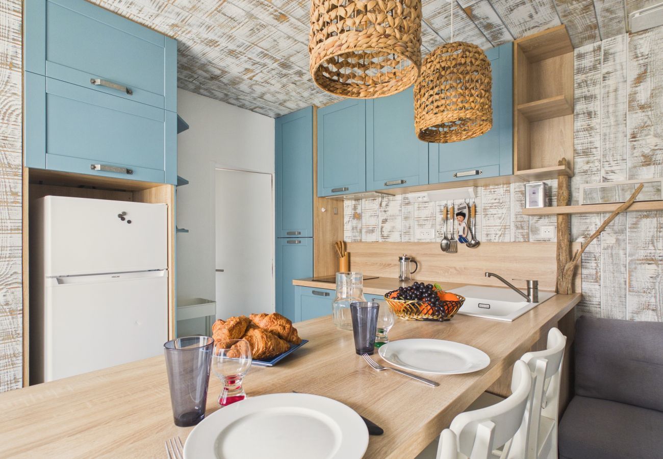 Ferienhaus in La Guérinière - 100 m vom Strand entfernt, Terrasse, Haus für 2