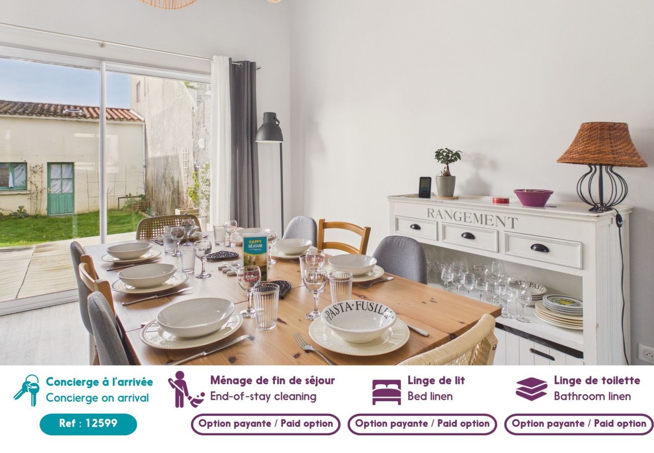 Ferienhaus in Saint-Gilles-Croix-de-Vie - Haus für 8 mit Garten, Stadtzentrum von Saint-Gilles