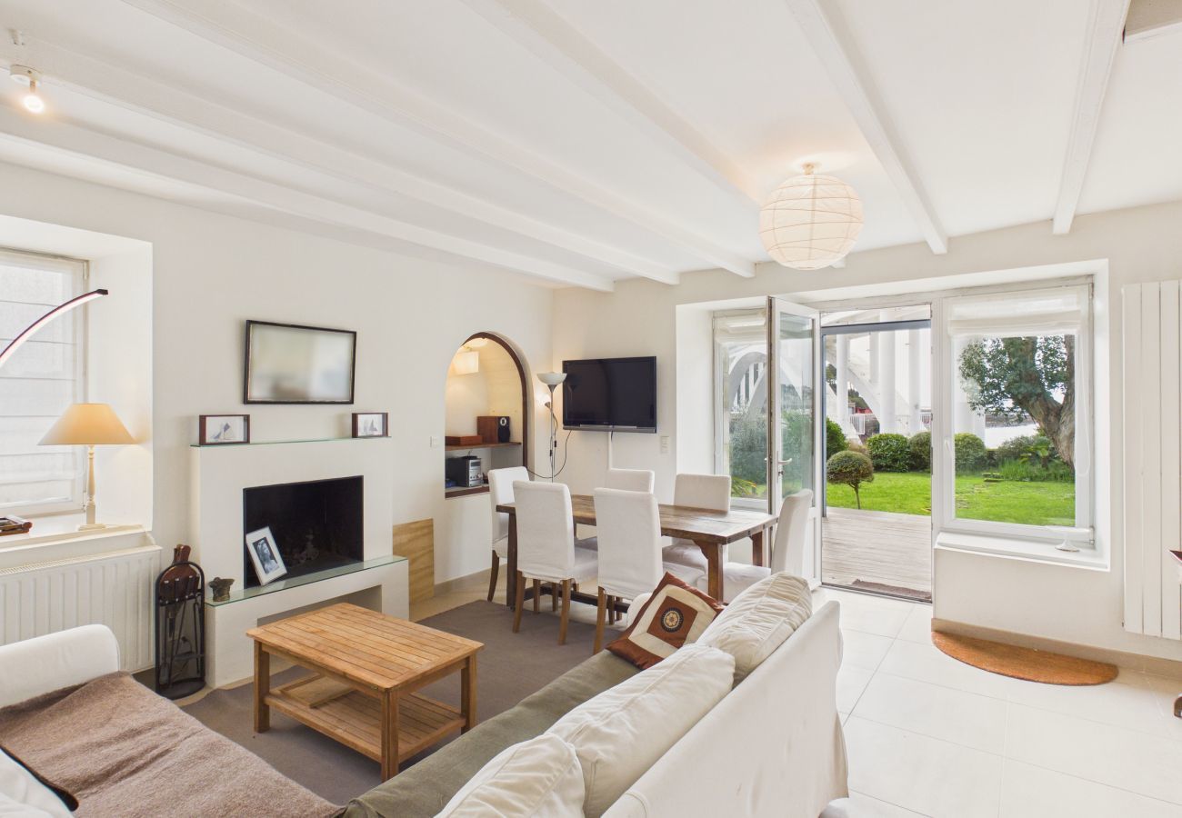 Ferienhaus in La Trinité-sur-Mer - Haus für 8 Personen mit Garten und Meerblick