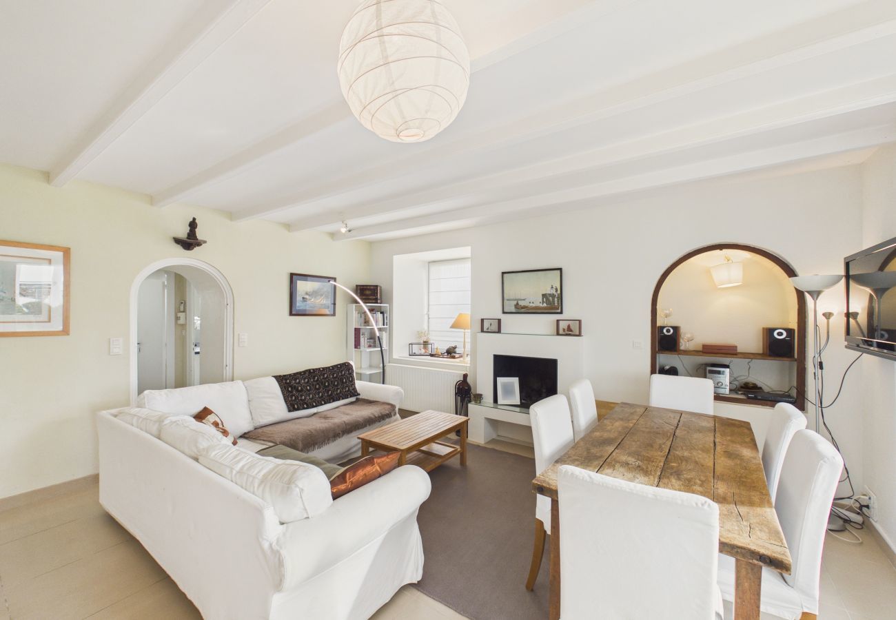 Ferienhaus in La Trinité-sur-Mer - Haus für 8 Personen mit Garten und Meerblick