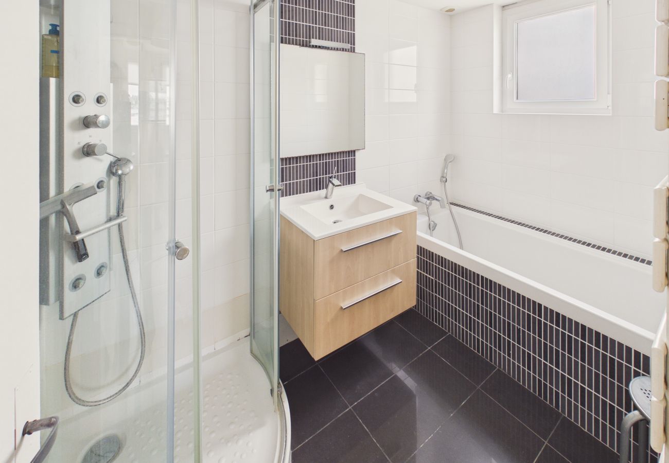 Ferienhaus in La Trinité-sur-Mer - Haus für 8 Personen mit Garten und Meerblick