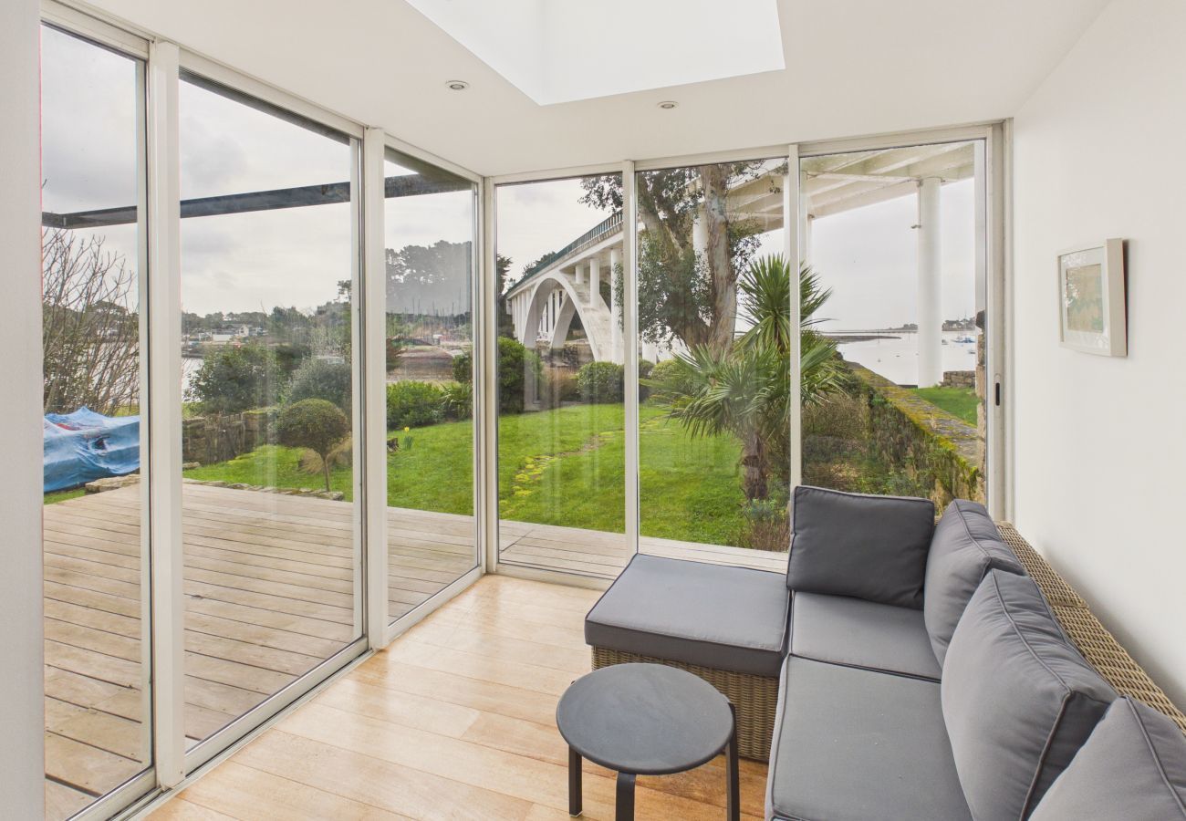Ferienhaus in La Trinité-sur-Mer - Haus für 8 Personen mit Garten und Meerblick