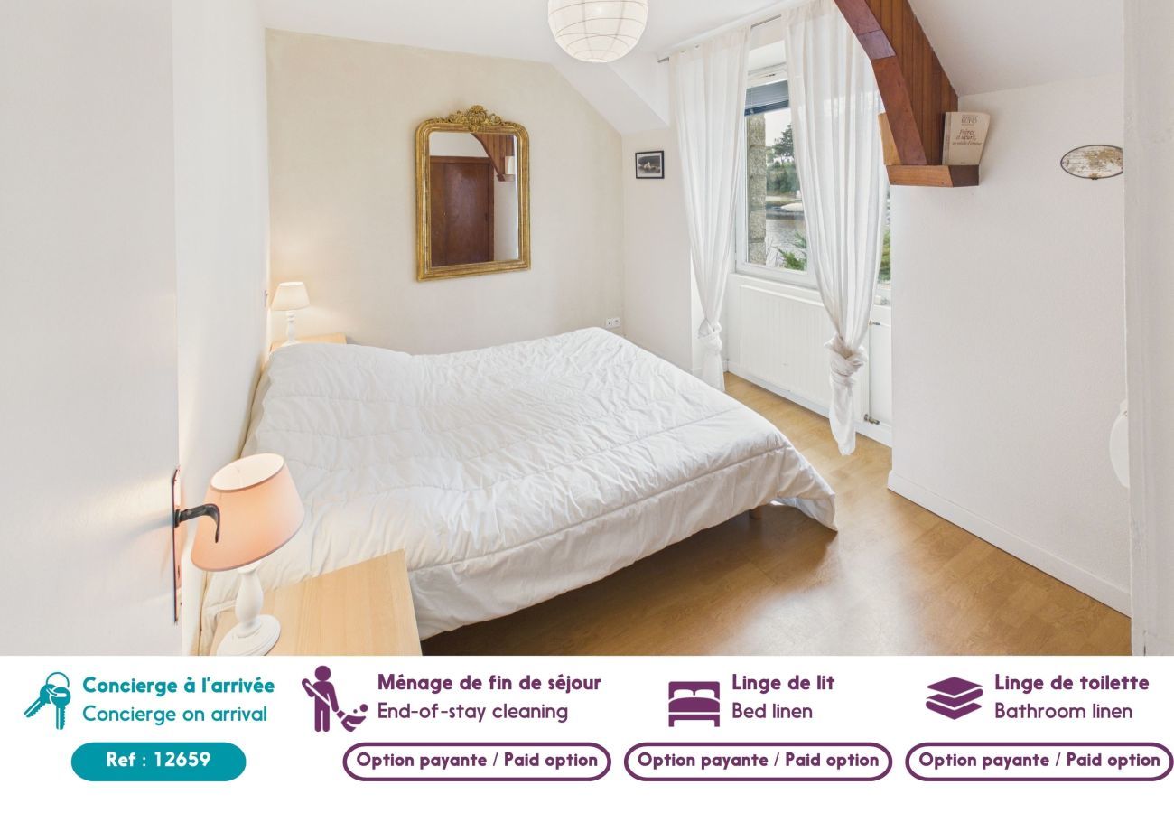 Ferienhaus in La Trinité-sur-Mer - Haus für 8 Personen mit Garten und Meerblick