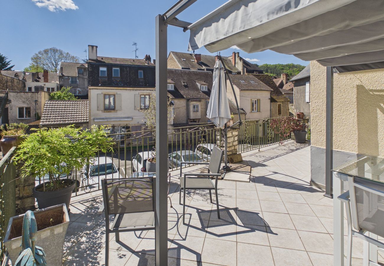 Ferienhaus in Montignac - Haus für 4 mit Terrasse - Stadtzentrum von Montignac