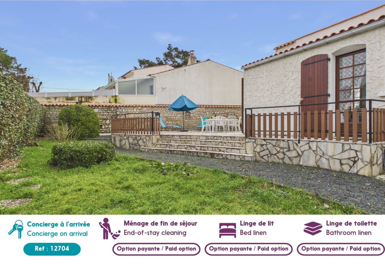 Ferienhaus in Longeville-sur-Mer - Haus für 6 Personen mit Garten und Terrasse