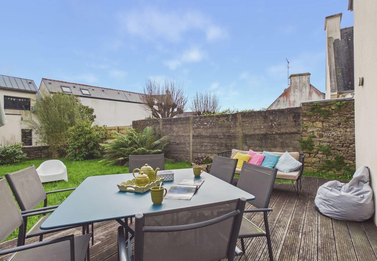 Ferienhaus in Fouesnant - Schönes Haus für 6 mit Garten im Stadtzentrum