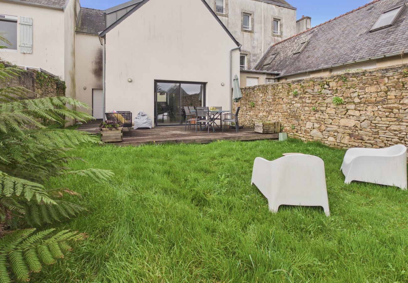 Ferienhaus in Fouesnant - Schönes Haus für 6 mit Garten im Stadtzentrum