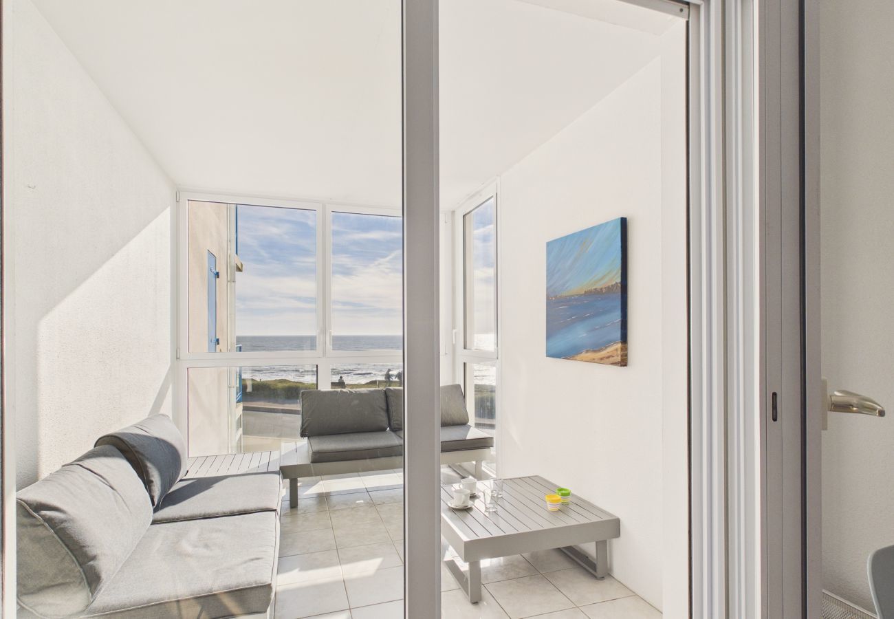 Ferienwohnung in Saint-Hilaire-de-Riez - Meerblick, Strand 300 m, Ferienwohnung für 5