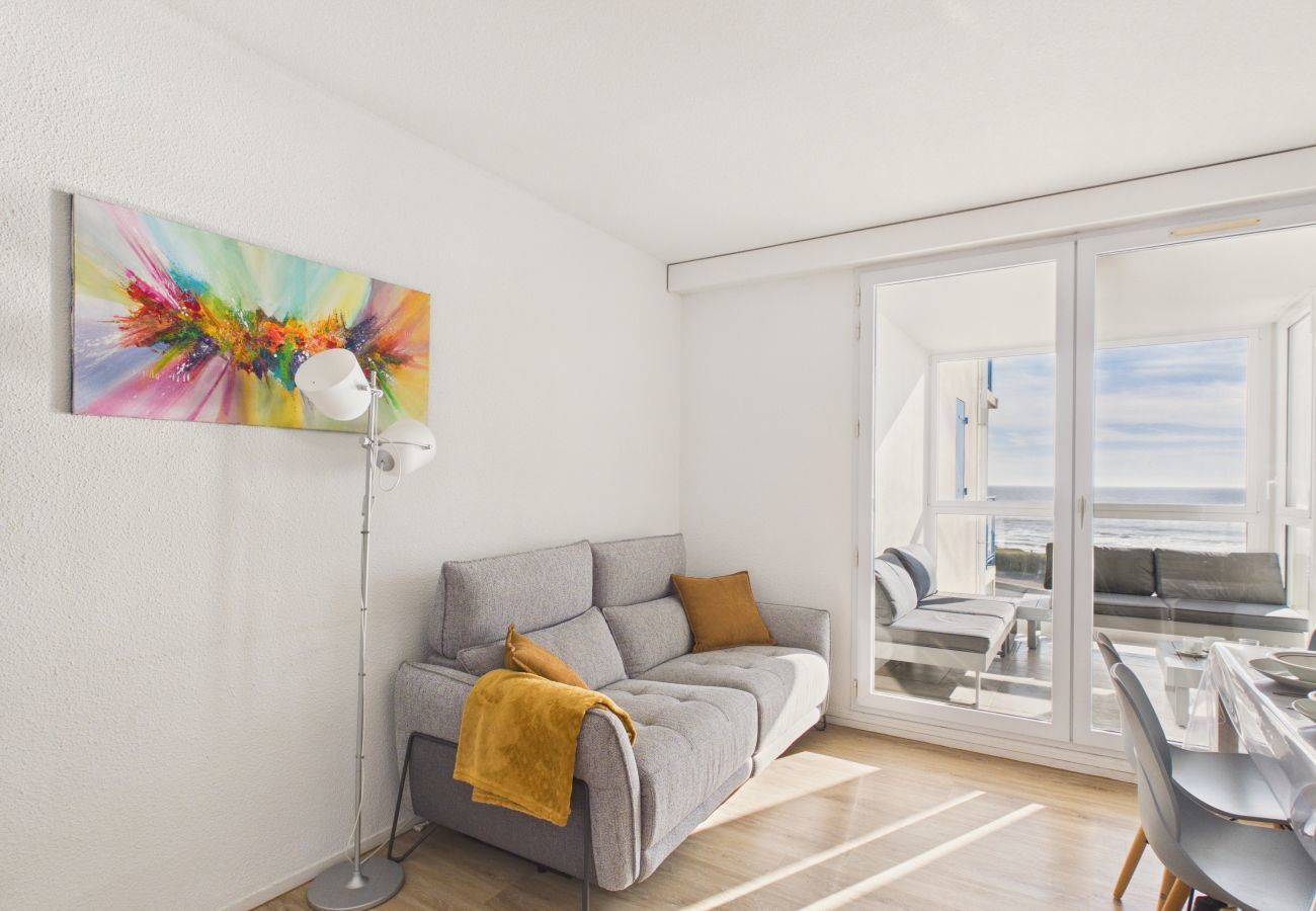 Ferienwohnung in Saint-Hilaire-de-Riez - Meerblick, Strand 300 m, Ferienwohnung für 5