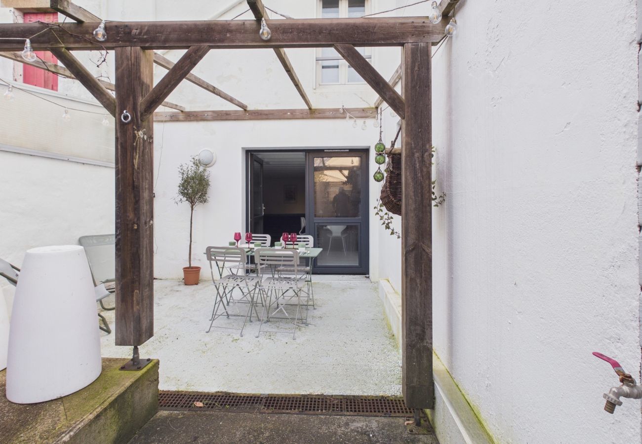 Ferienwohnung in Le Pouliguen - Charmante Wohnung für 4 mit Terrasse