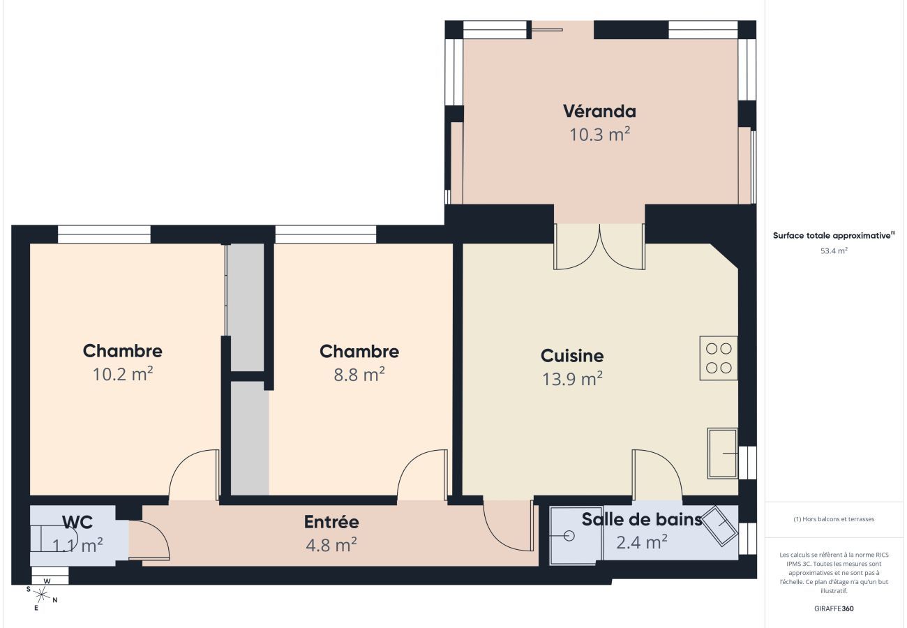 Ferienhaus in Saint-Hilaire-de-Riez - Haus für 5 mit Garten, Strand 500 m entfernt