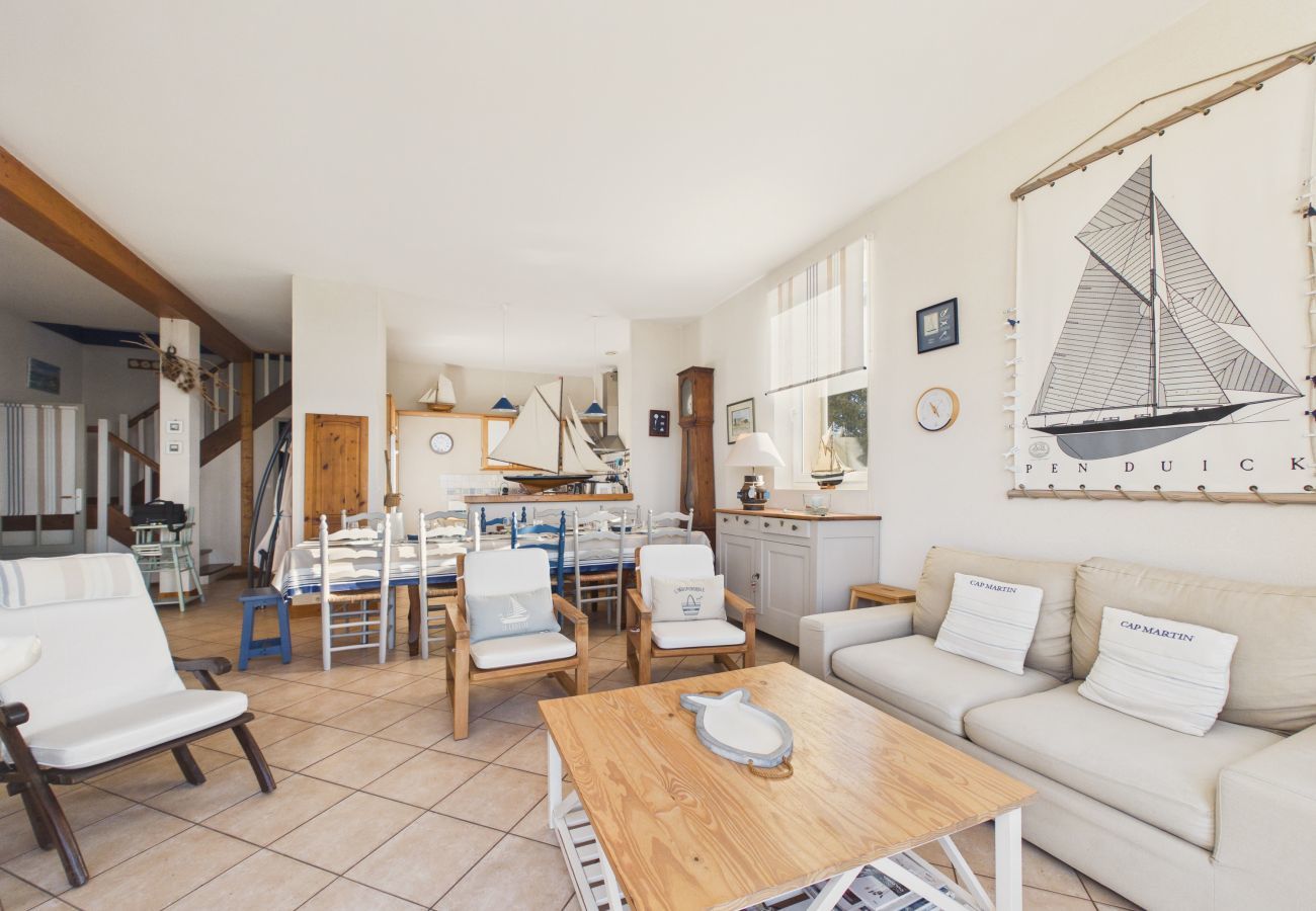 Ferienhaus in Le Croisic - Meerblick - 600m Strand - Haus 10 Personen
