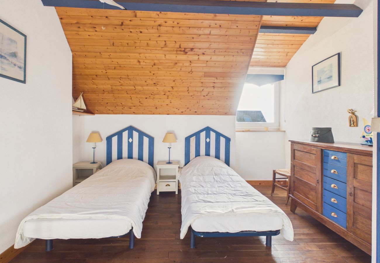 Ferienhaus in Le Croisic - Meerblick - 600m Strand - Haus 10 Personen