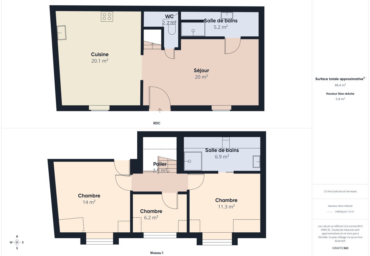 Ferienhaus in Ile Tudy - Haus für 6 Personen in der Nähe von Hafen