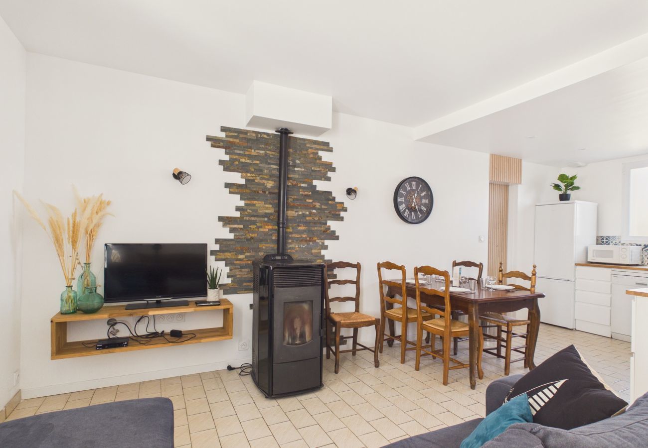 Doppelhaushälfte in Bretignolles-sur-Mer - Garten und Veranda, Strand 500 m, Haus für 4