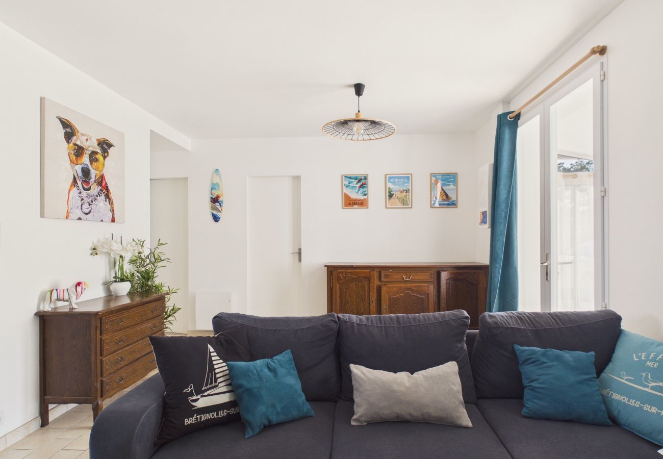 Doppelhaushälfte in Bretignolles-sur-Mer - Garten und Veranda, Strand 500 m, Haus für 4