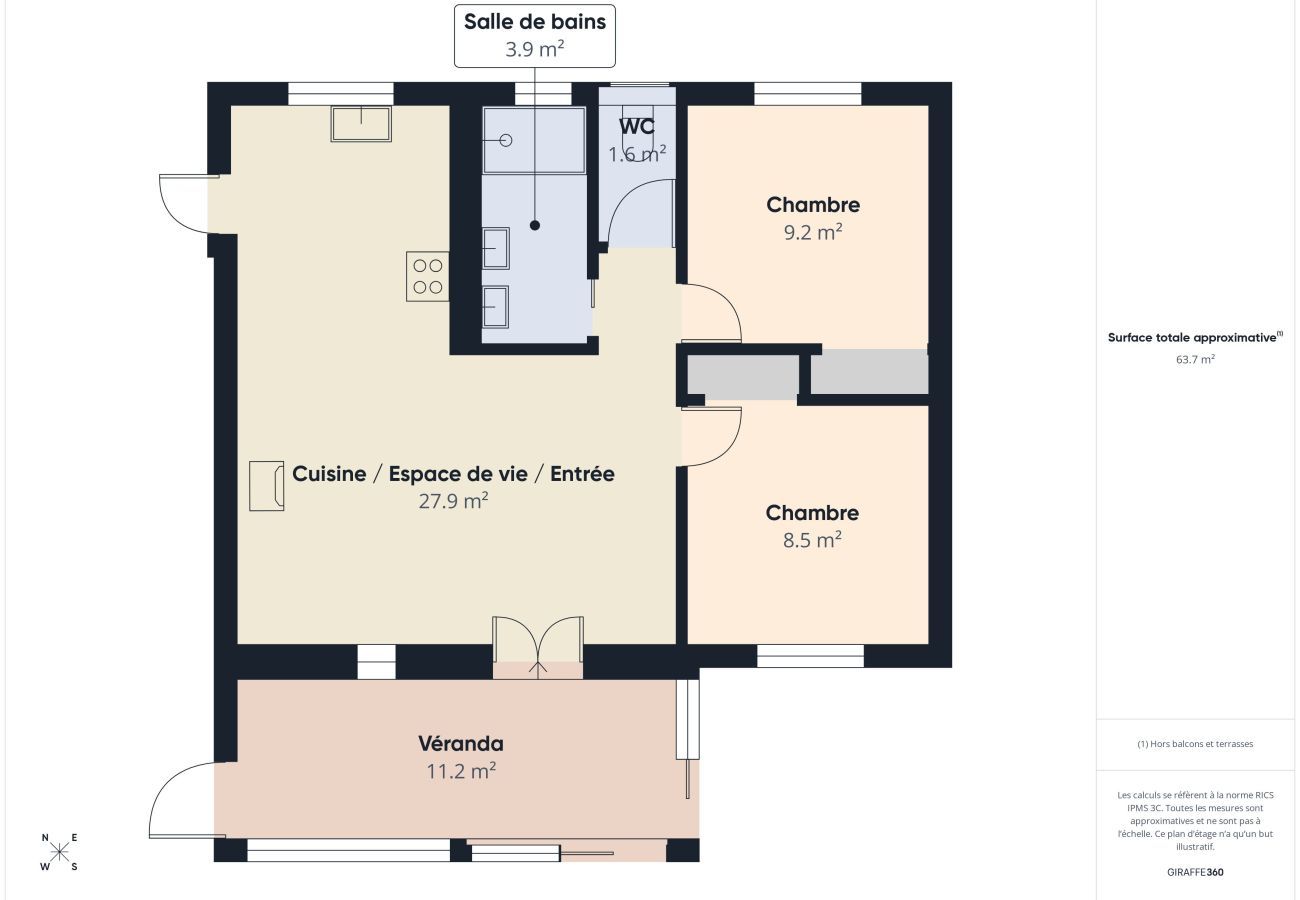 Doppelhaushälfte in Bretignolles-sur-Mer - Garten und Veranda, Strand 500 m, Haus für 4