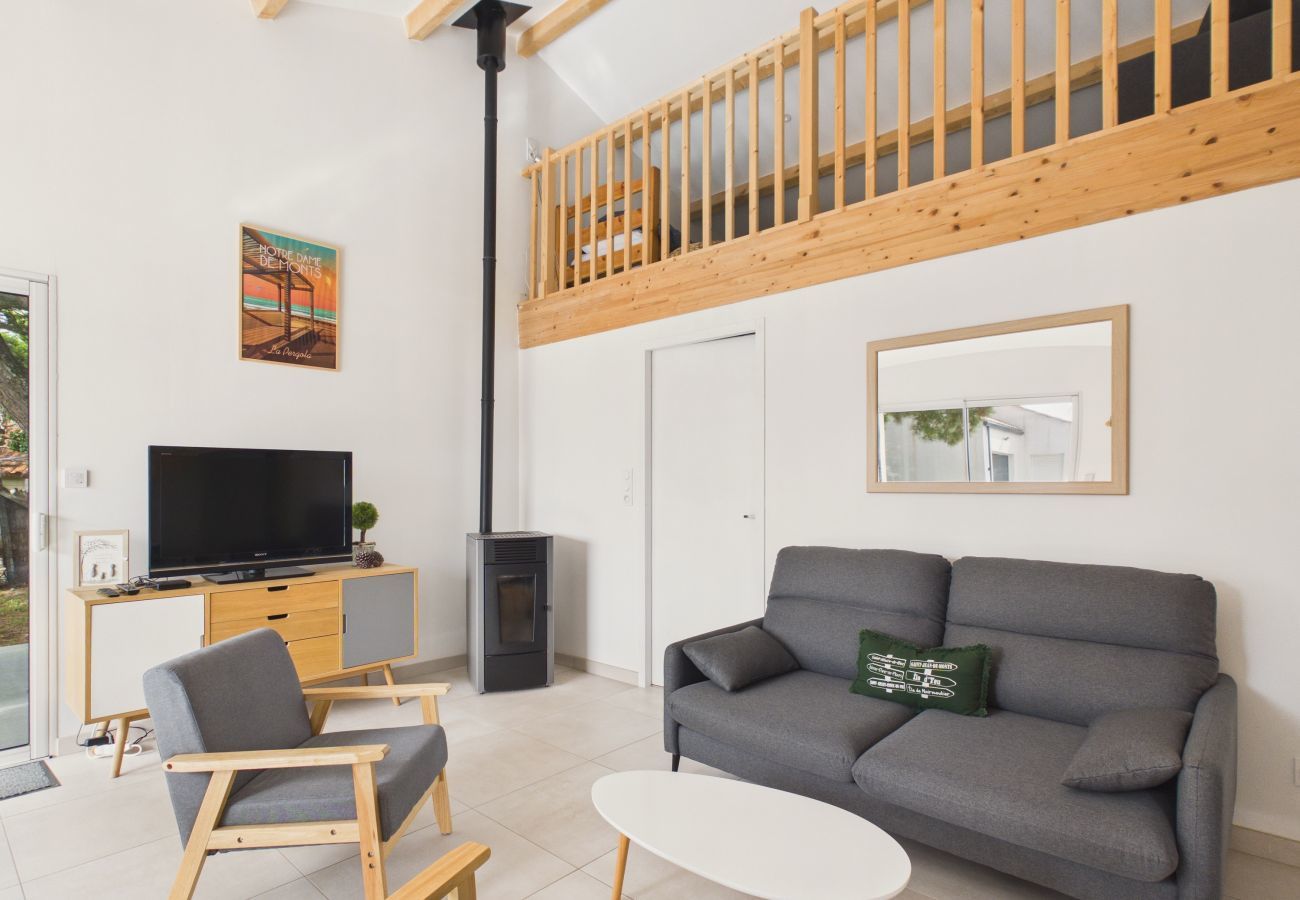 Ferienhaus in Notre-Dame-de-Monts - Haus für 7 mit Garten, Strand in der Nähe