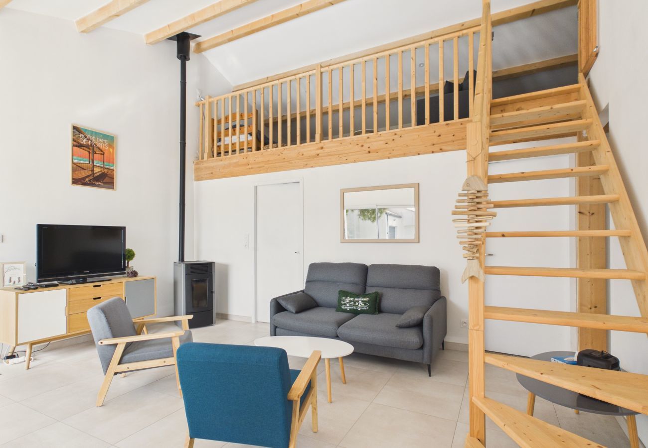 Ferienhaus in Notre-Dame-de-Monts - Haus für 7 mit Garten, Strand in der Nähe