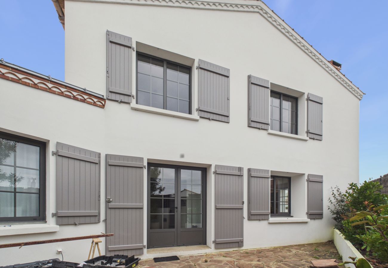 Ferienhaus in L'Epine - Haus für 8, Garten, 700 m vom Strand entfernt