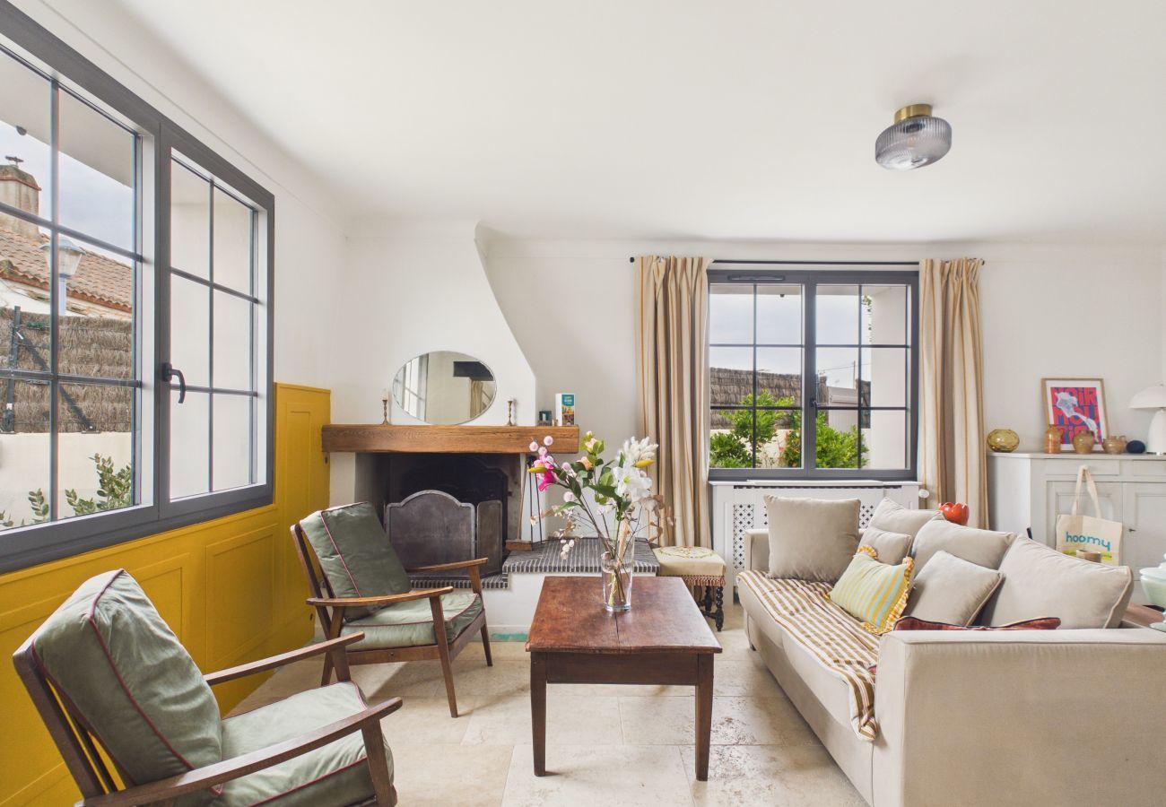 Ferienhaus in L'Epine - Haus für 8, Garten, 700 m vom Strand entfernt