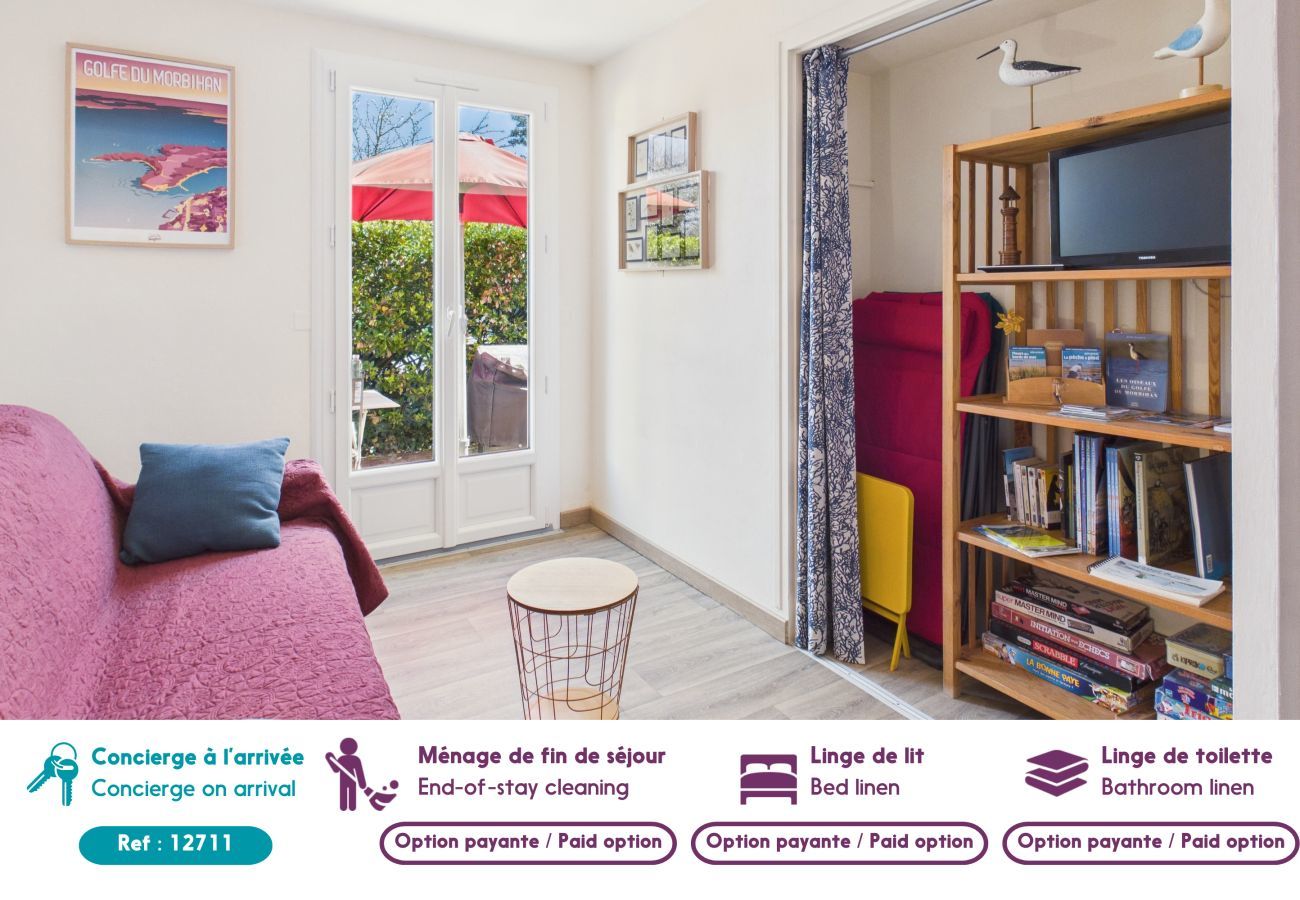 Ferienhaus in Sarzeau - Haus für 4 mit Garten und Terrasse in ruhiger Lage