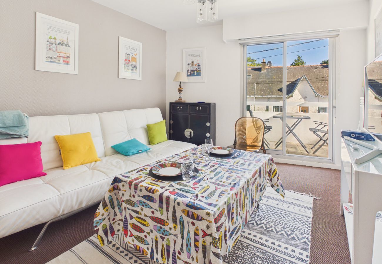 Ferienwohnung in La Baule-Escoublac - 250 m zum Strand von La Baule – Whg für 2