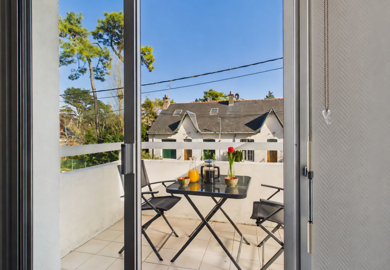 Ferienwohnung in La Baule-Escoublac - 250 m vom Hauptstrand La Baule - Balkon
