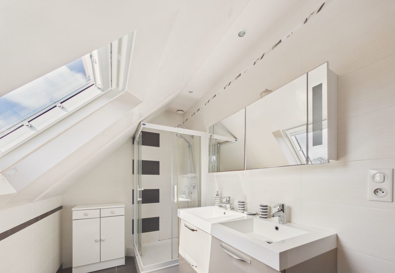 Ferienhaus in La Forêt-Fouesnant - Haus für 6 Erwachsene und 3 Kinder – 900 m Strand 